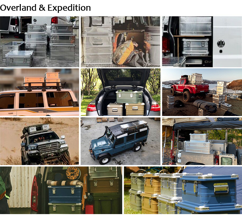 Alu Box Aluminum Overland Boxes - Car Roof Box & Cargo Trunk